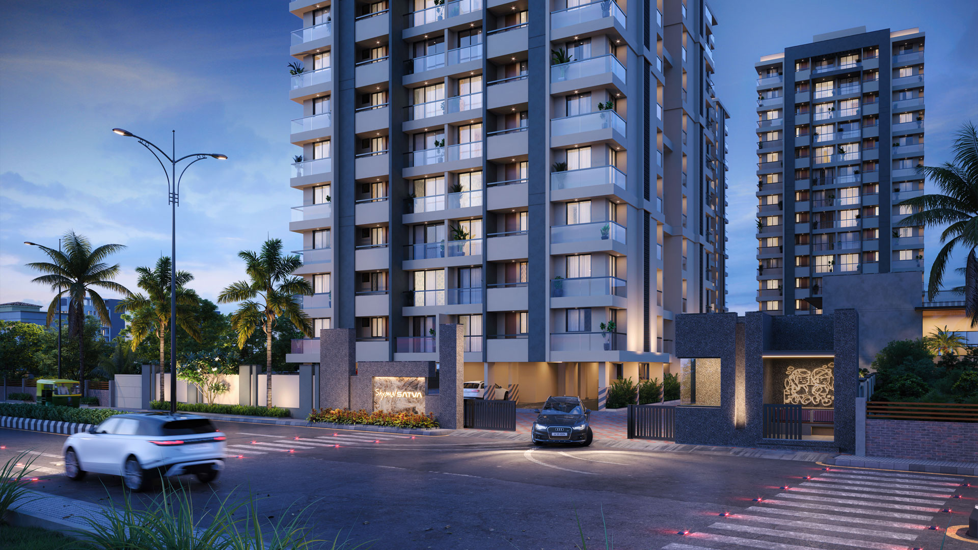 Shyamal Satva Entrance Gate